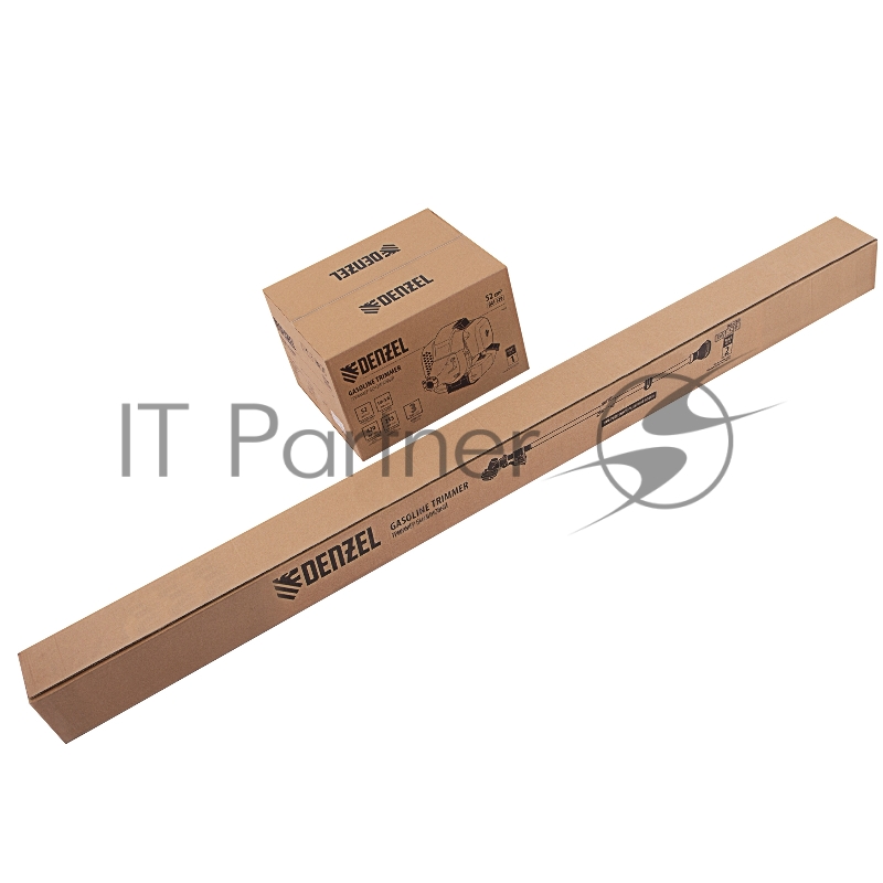 Триммер бензиновый DGT-520, 52см3, 3 л.с., неразъемная штанга, состоит из 2 частей// Denzel