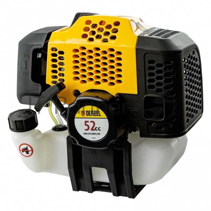 Триммер бензиновый DGT-52-PRO, анти-вибро, 52 см3, неразъем, состоит из 2 частей// Denzel