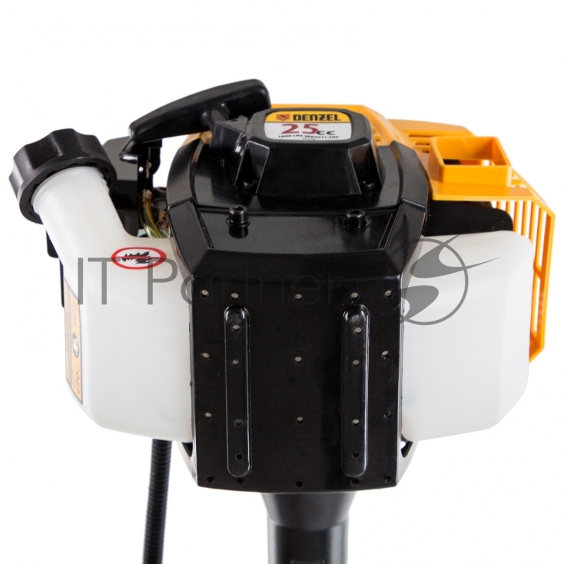 Триммер бензиновый DR-25, 25 см3, неразъемная штанга, состоит из 2 частей// Denzel