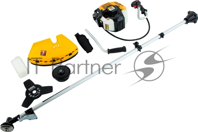 Триммер бензиновый DR-43, 43 см3, неразъемная штанга, состоит из 2 частей// Denzel