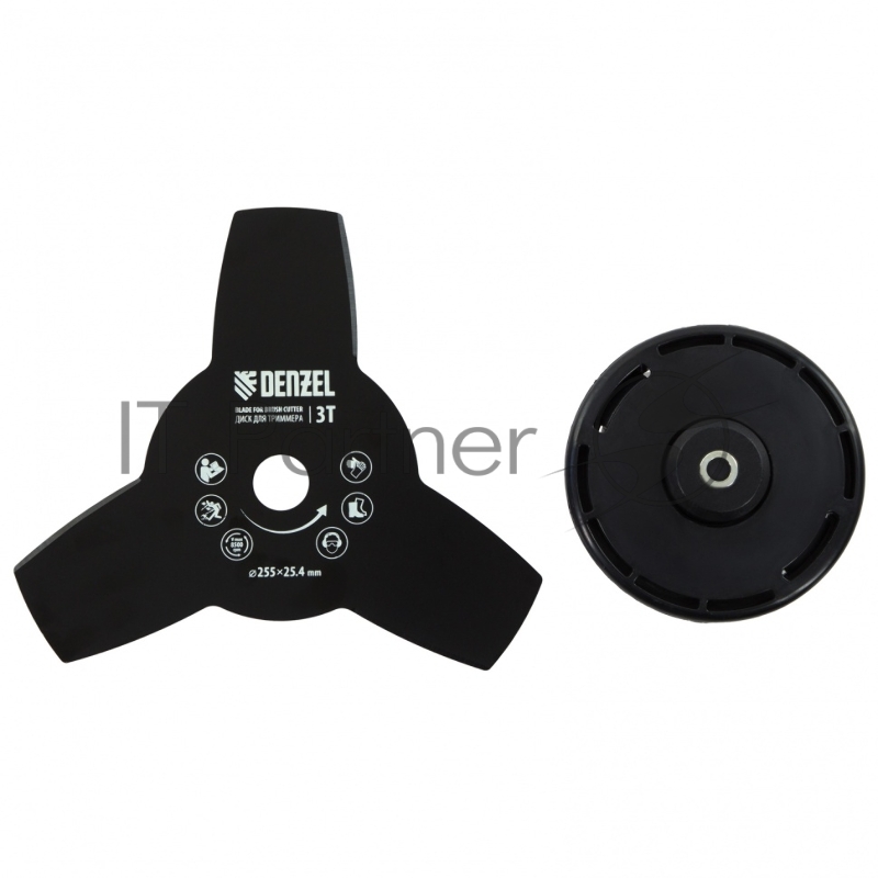 Триммер бензиновый DR-43, 43 см3, неразъемная штанга, состоит из 2 частей// Denzel