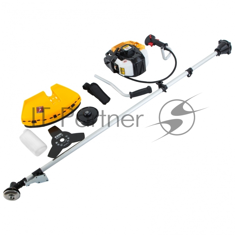 Триммер бензиновый DR-52, 52 см3, неразъемная штанга, состоит из 2 частей// Denzel