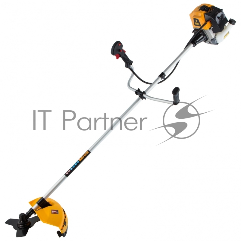 Триммер бензиновый DR-52, 52 см3, неразъемная штанга, состоит из 2 частей// Denzel