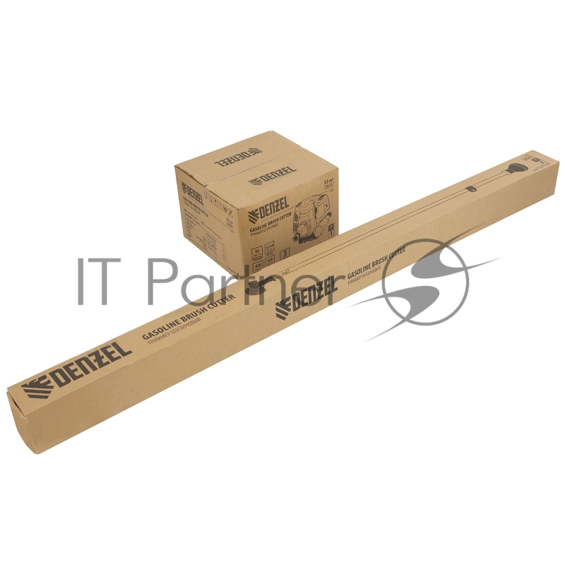 Триммер бензиновый DTL-33, 33 см3, неразъемная штанга, состоит из 2 частей// Denzel
