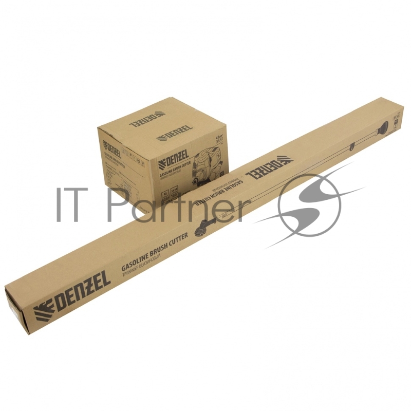 Триммер бензиновый DTL-43, 43 см3, неразъемная штанга, состоит из 2 частей// Denzel