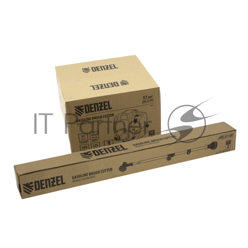 Триммер бензиновый DTL-43S, 43 см3, разъемная штанга, состоит из 2 частей// Denzel