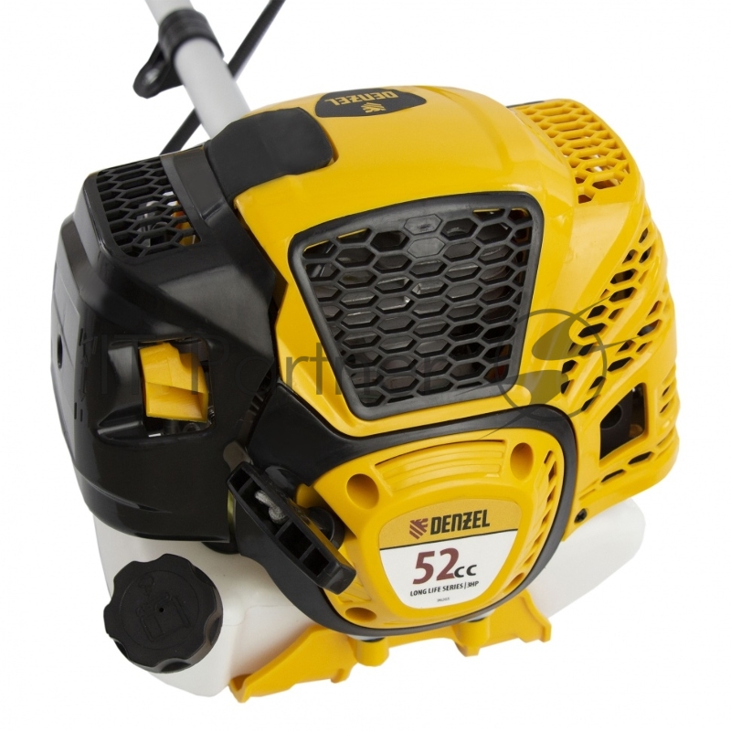 Триммер бензиновый DTL-52, 52 см3, неразъемная штанга, состоит из 2 частей// Denzel