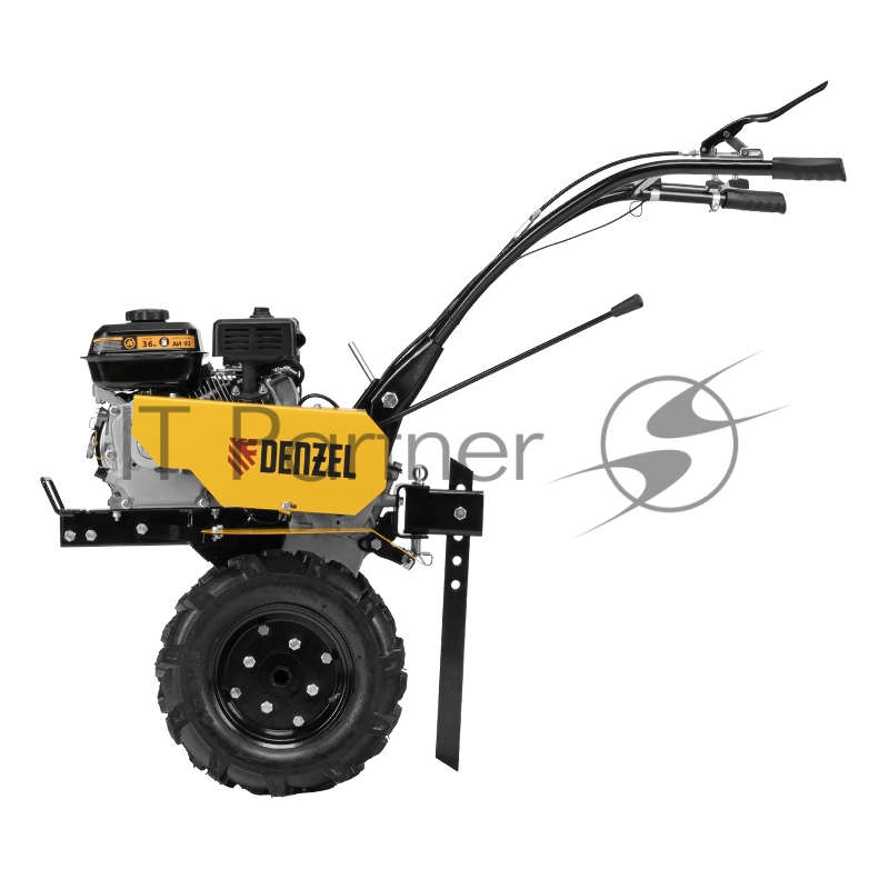 Мотоблок DPT-170, 7 л.с., ремен.сцеп, шир 85 см, глуб 35 см,фрез 3х3,ШОМ,скор 2В/1Н,кол 8// Denzel