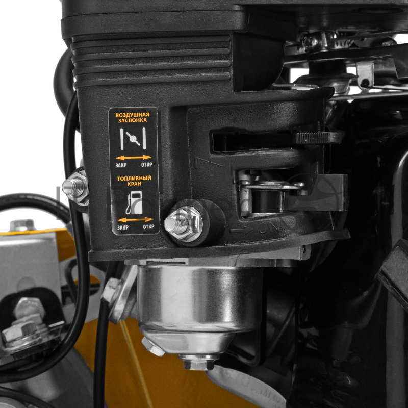 Мотоблок DPT-170, 7 л.с., ремен.сцеп, шир 85 см, глуб 35 см,фрез 3х3,ШОМ,скор 2В/1Н,кол 8// Denzel