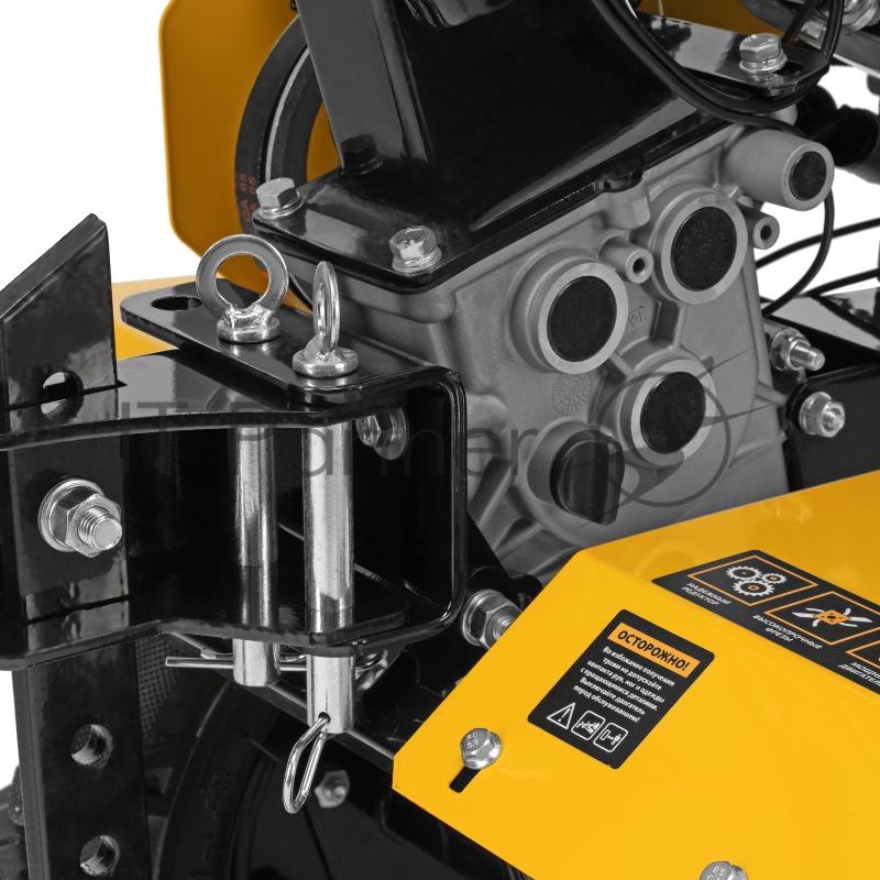 Мотоблок DPT-170, 7 л.с., ремен.сцеп, шир 85 см, глуб 35 см,фрез 3х3,ШОМ,скор 2В/1Н,кол 8// Denzel