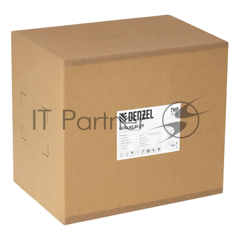 Мотоблок DPT-170, 7 л.с., ремен.сцеп, шир 85 см, глуб 35 см,фрез 3х3,ШОМ,скор 2В/1Н,кол 8// Denzel