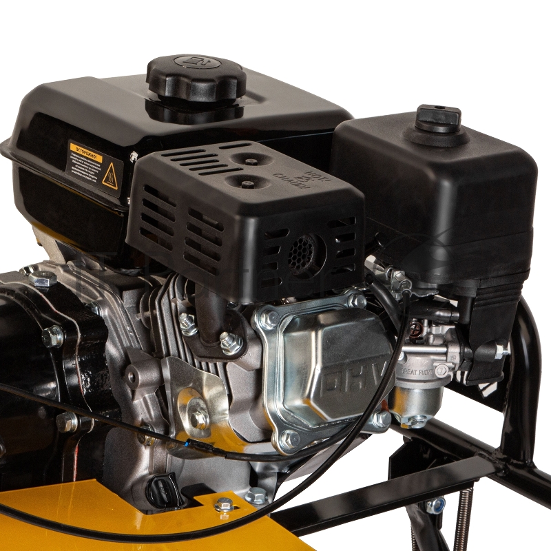 Мотоблок DPT-270X, 7 л.с., диск.сцеп, шир 90 см, глуб 35 см, фрез 3х4, ВОМ, передачи 2В/1Н// Denzel