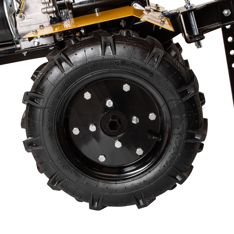 Мотоблок DPT-270X, 7 л.с., диск.сцеп, шир 90 см, глуб 35 см, фрез 3х4, ВОМ, передачи 2В/1Н// Denzel