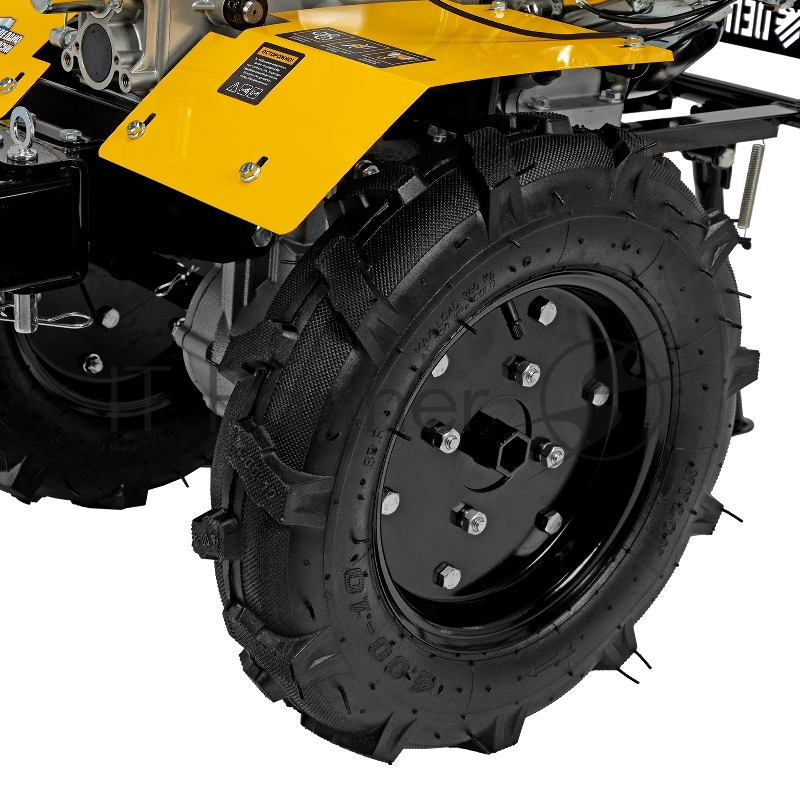 Мотоблок DPT-370X, 7 л.с., диск.сцеп, шир 90 см, глуб 35 см, фрез 3х4, ВОМ, передачи 3В/1Н// Denzel