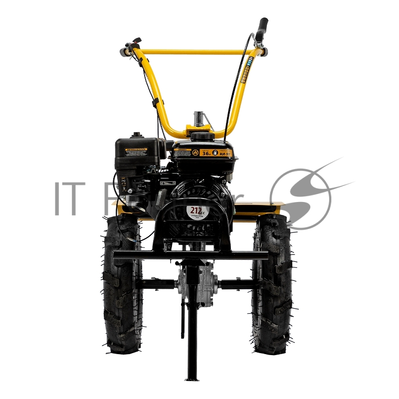 Мотоблок DPT-370X, 7 л.с., диск.сцеп, шир 90 см, глуб 35 см, фрез 3х4, ВОМ, передачи 3В/1Н// Denzel