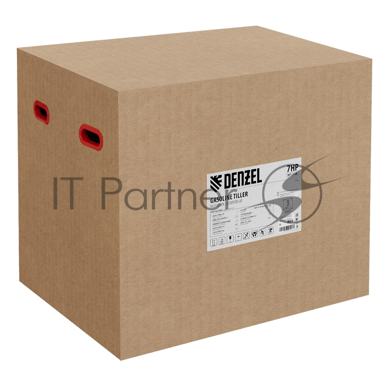 Мотоблок DPT-370X, 7 л.с., диск.сцеп, шир 90 см, глуб 35 см, фрез 3х4, ВОМ, передачи 3В/1Н// Denzel