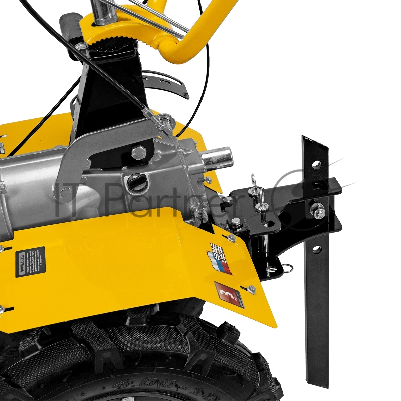 Мотоблок DPT-370X, 7 л.с., диск.сцеп, шир 90 см, глуб 35 см, фрез 3х4, ВОМ, передачи 3В/1Н// Denzel