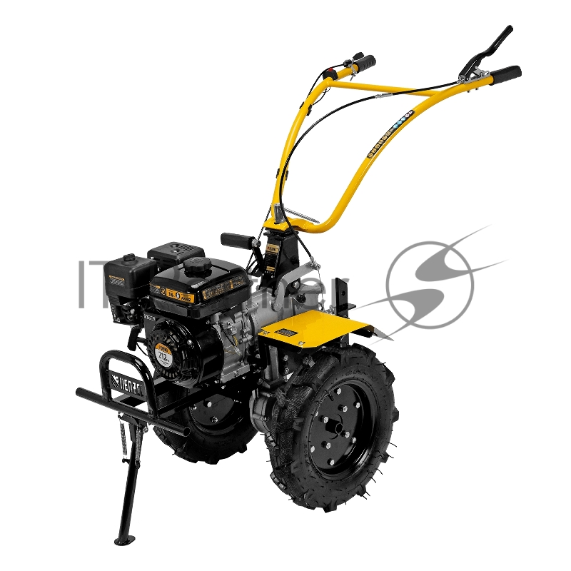 Мотоблок DPT-370X, 7 л.с., диск.сцеп, шир 90 см, глуб 35 см, фрез 3х4, ВОМ, передачи 3В/1Н// Denzel