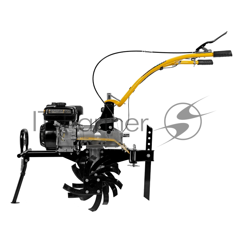 Мотоблок DPT-370X, 7 л.с., диск.сцеп, шир 90 см, глуб 35 см, фрез 3х4, ВОМ, передачи 3В/1Н// Denzel