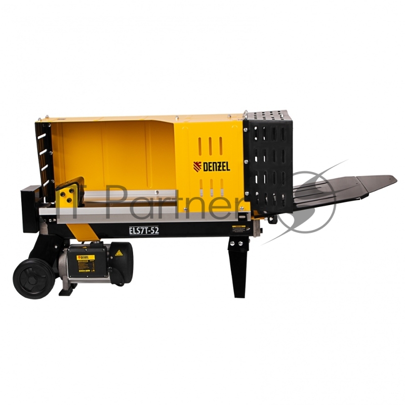 Дровокол электрический ELS7T-52, 2300 Вт, сила раскола 7т, макс. размеры полена D250х520 мм// Denzel