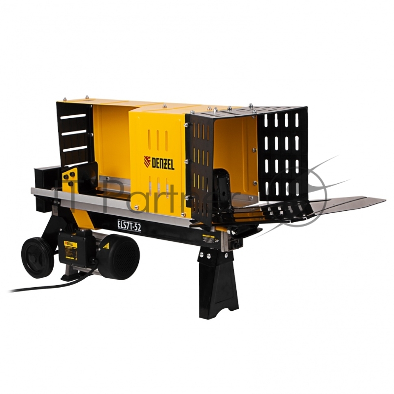 Дровокол электрический ELS7T-52, 2300 Вт, сила раскола 7т, макс. размеры полена D250х520 мм// Denzel