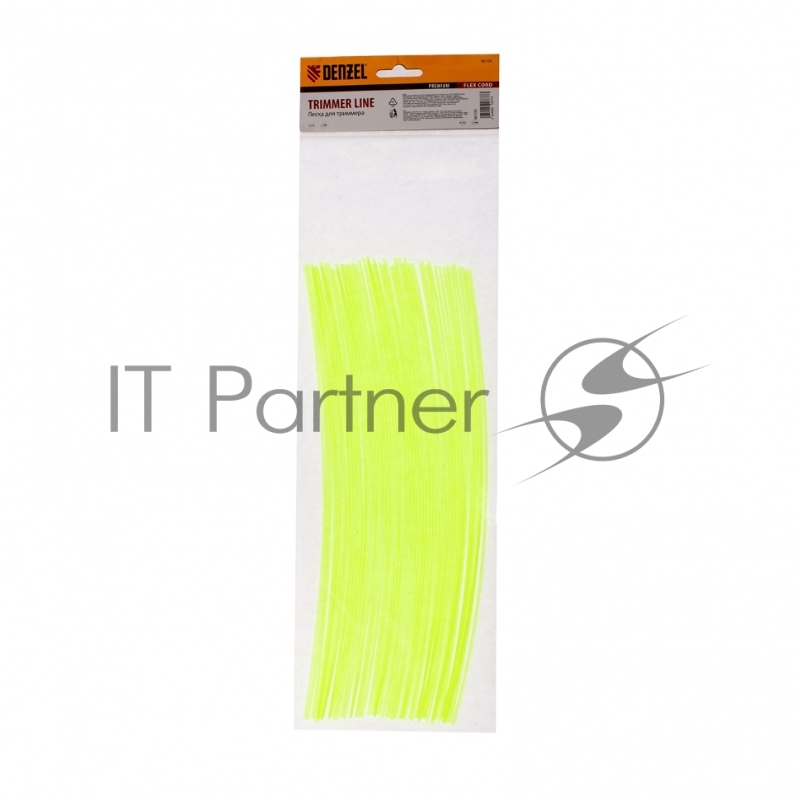Леска для триммера круглая нарезанная 2мм х 30 см 50 шт FLEX CORD// Denzel