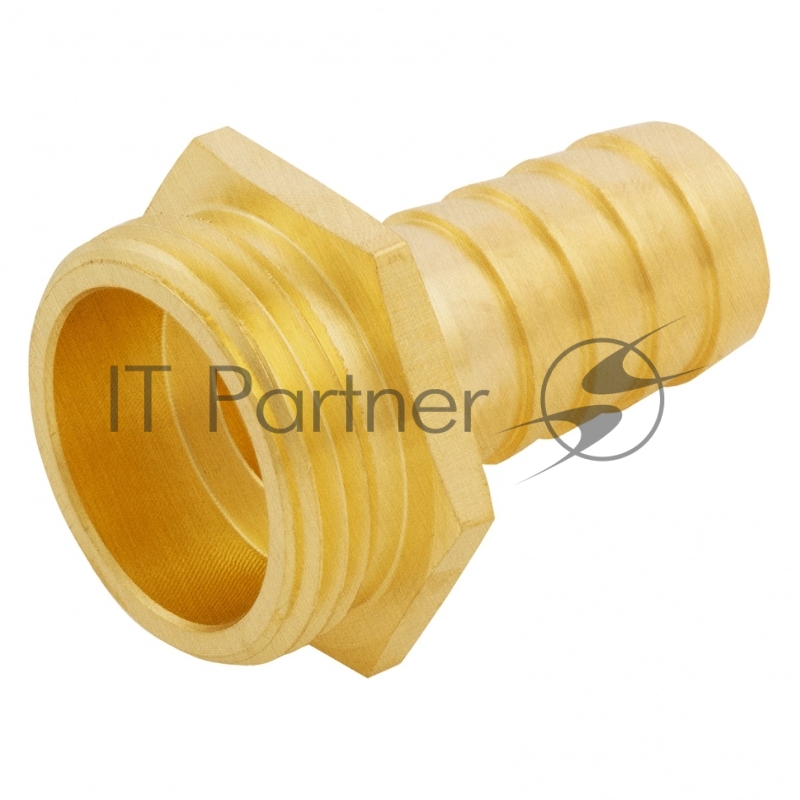 Штуцер для шланга 3/4 с наружной резьбой G1// Denzel