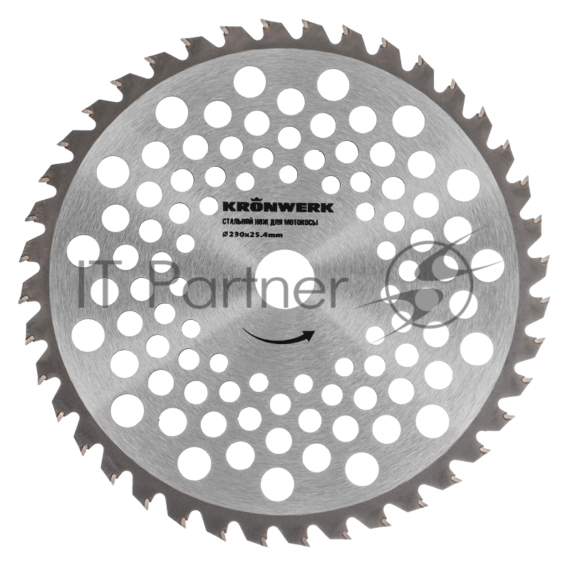 Нож для триммера 230х25,4, 40 зубьев// Kronwerk