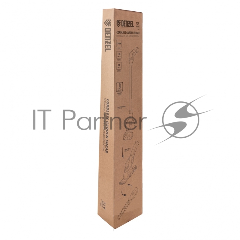 Ножницы-кусторез с телескопической штангой аккумуляторные G801E с акк. 7,2В Li-Ion 1,5 Ач// Denzel