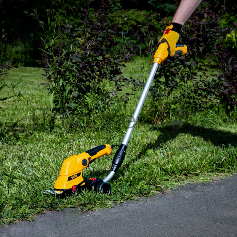 Ножницы-кусторез с телескопической штангой аккумуляторные G801E с акк. 7,2В Li-Ion 1,5 Ач// Denzel