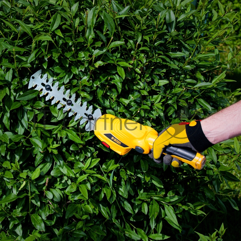 Ножницы-кусторез с телескопической штангой аккумуляторные G801E с акк. 7,2В Li-Ion 1,5 Ач// Denzel