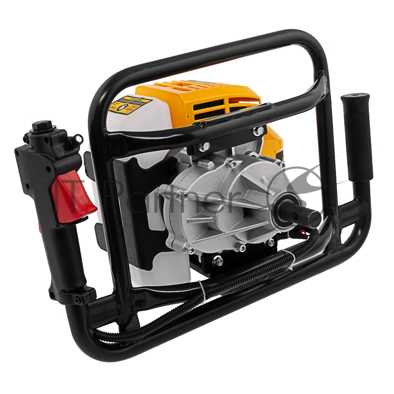 Мотобур DX-52, объём двигателя 52 см3, соединение 20 мм, без шнека// Denzel