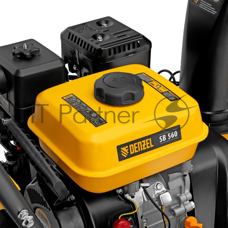 Бензиновая снегоуборочная машина SB 560, 212cc, ручной старт// Denzel
