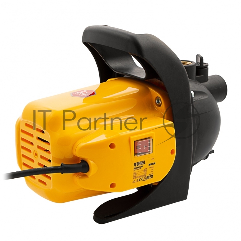 Насос DENZEL GP600 садовый поверхностный 600Вт 3000л/ч подъем 35м