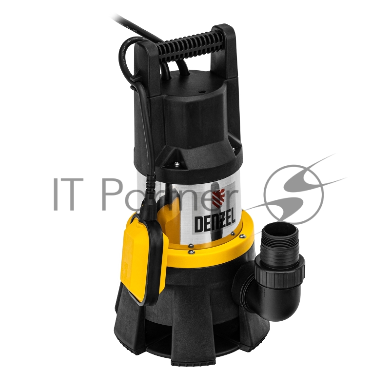 Дренажный насос DP1400X, 1400 Вт, подъем 11 м, 25000 л/ч// Denzel