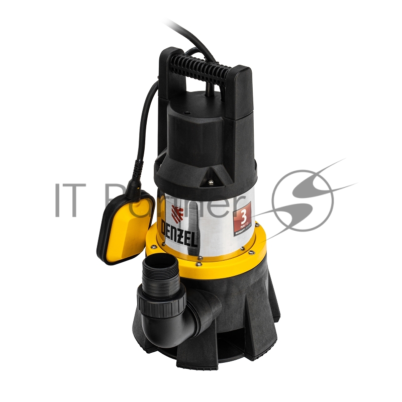 Дренажный насос DP1400X, 1400 Вт, подъем 11 м, 25000 л/ч// Denzel
