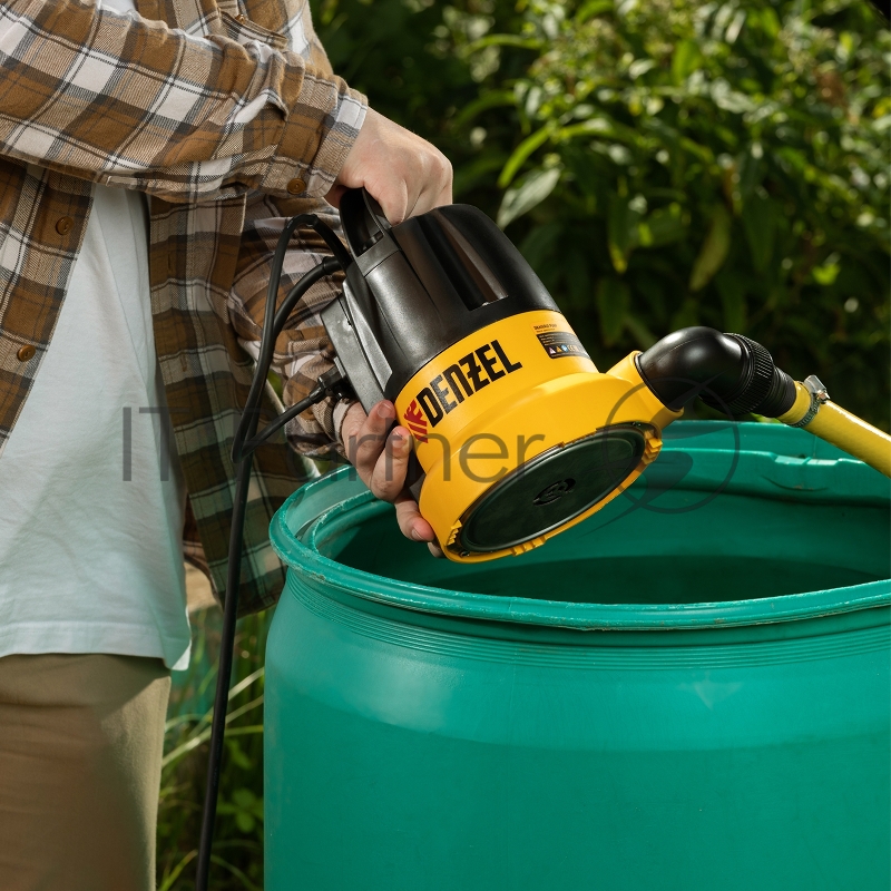 Дренажный насос DP500E, 500 Вт, подъем 7 м, 7000 л/ч// Denzel