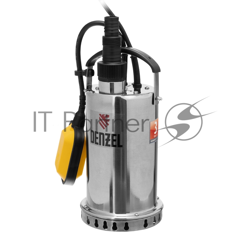 Дренажный насос DP600X, 600 Вт, подъем 7,5 м, 8500 л/ч// Denzel