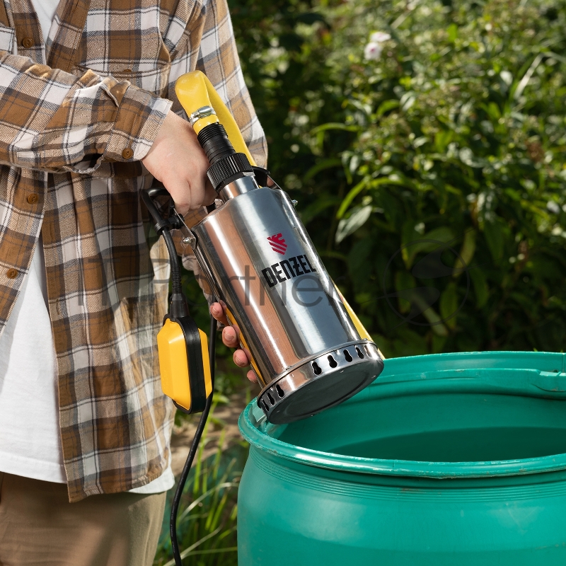 Дренажный насос DP600X, 600 Вт, подъем 7,5 м, 8500 л/ч// Denzel