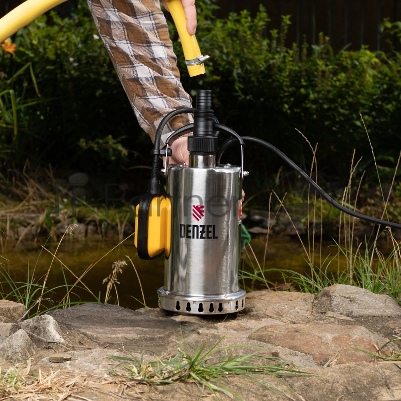 Дренажный насос DP600X, 600 Вт, подъем 7,5 м, 8500 л/ч// Denzel