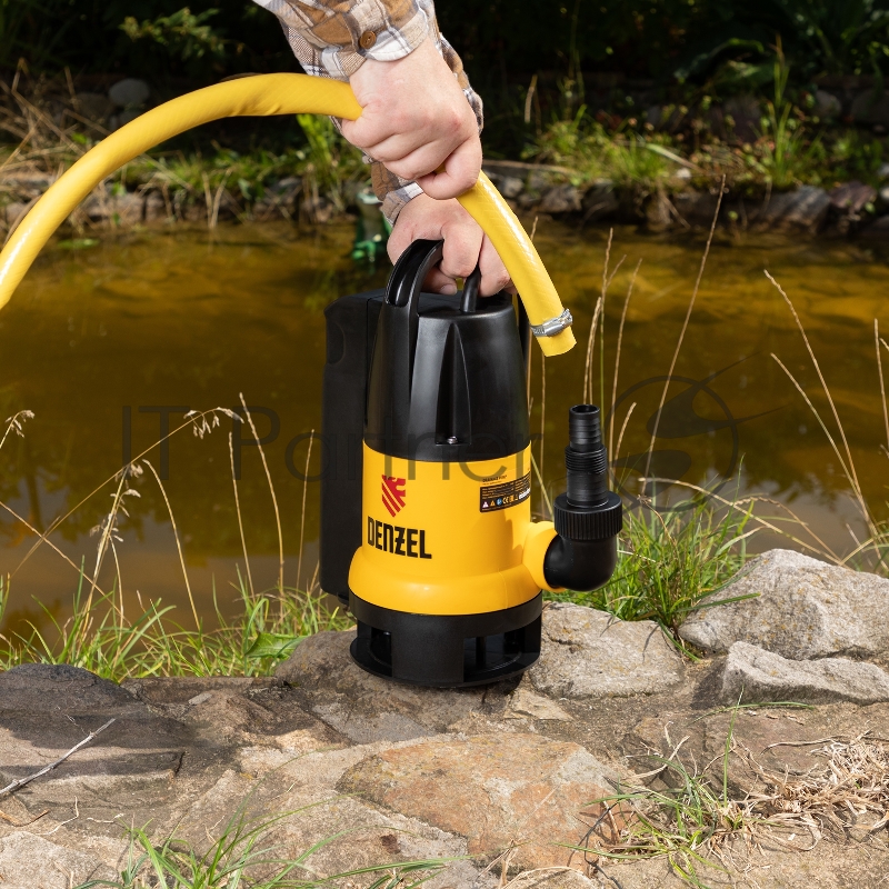 Дренажный насос DP800A, 800 Вт, подъем 5 м, 13000 л/ч// Denzel