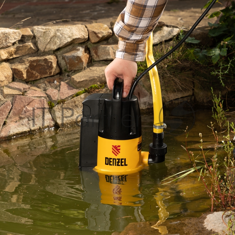 Дренажный насос DP800A, 800 Вт, подъем 5 м, 13000 л/ч// Denzel