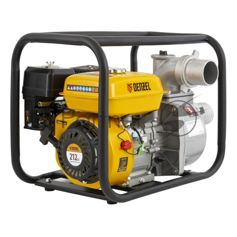 Мотопомпа бензиновая для чистой воды PX-80, 7 л.с., 3, 1000 л/мин, глуб 8 м,напор 30 м// Denzel