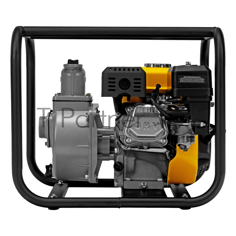 Мотопомпа бензиновая для чистой воды PX-50, 7 л.с., 2, 600 л/мин, глуб 8 м,напор 30 м// Denzel