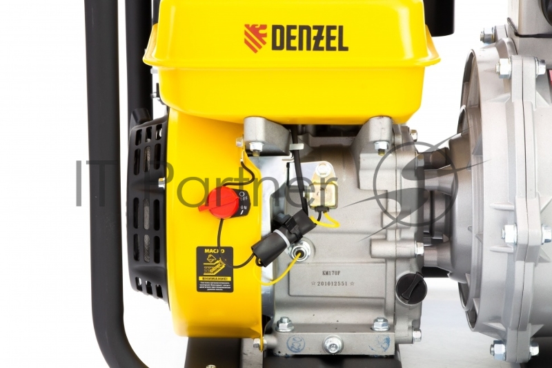 Мотопомпа бензиновая высоконапорная PX-50H, 7 л.с., 2, 600 л/мин, глуб 8 м,напор 65 м// Denzel