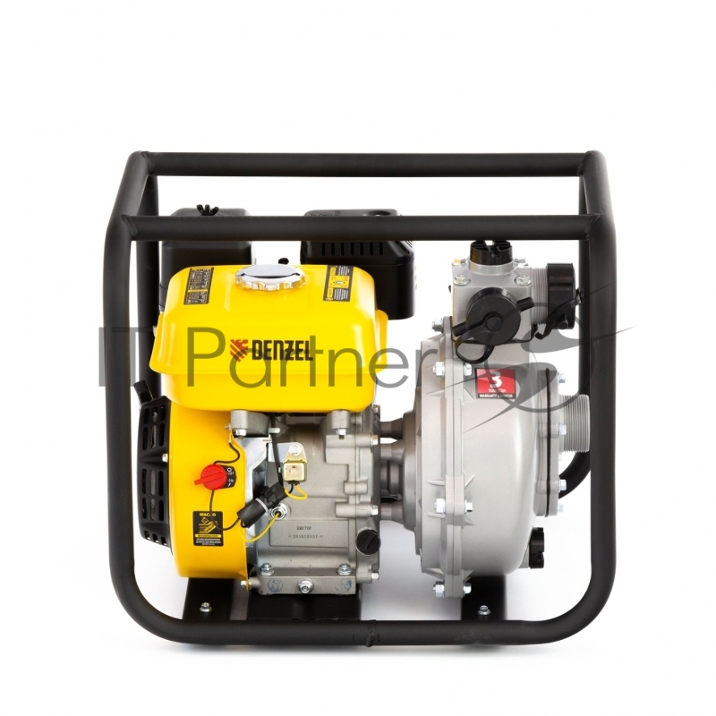 Мотопомпа бензиновая высоконапорная PX-50H, 7 л.с., 2, 600 л/мин, глуб 8 м,напор 65 м// Denzel