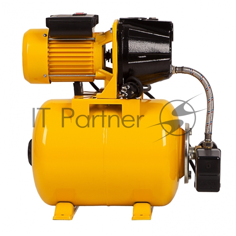 Насосная станция PS1100С, 1100 Вт, 4500 л/ч, ресивер 24 л, подъем 46 м, чугун// Denzel