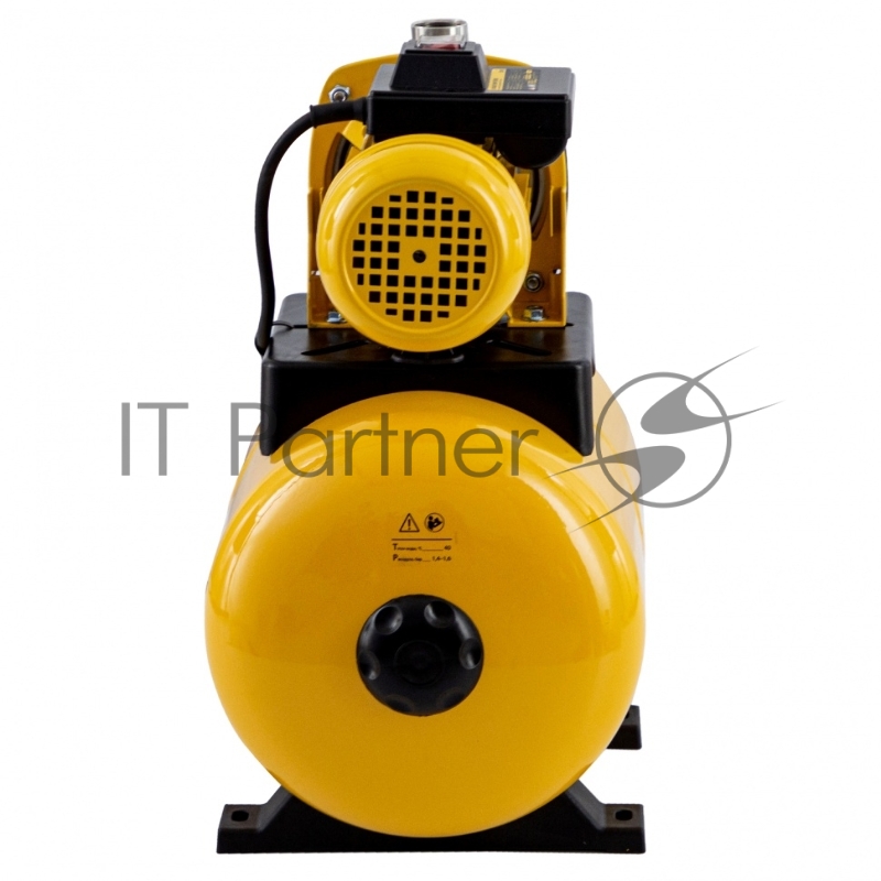 Насосная станция PS1000X, 1000 Вт, 3500 л/ч, ресивер 24 л, подъем 44 м, нержавейка// Denzel