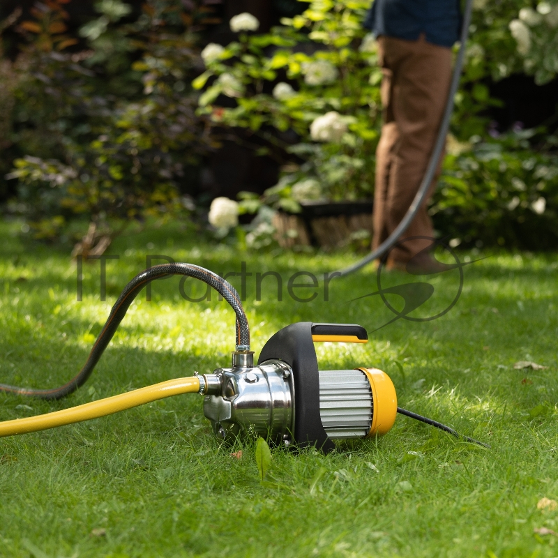 Садовый поверхностный насос GP1200Х, 1200 Вт, 3700 л/ч, подъем 46 м, нержавейка// Denzel