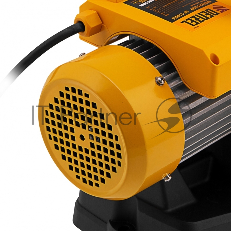 Садовый поверхностный насос GP1100SS, 1100 Вт, 4000 л/ч, подъем 45 м, пластик// Denzel